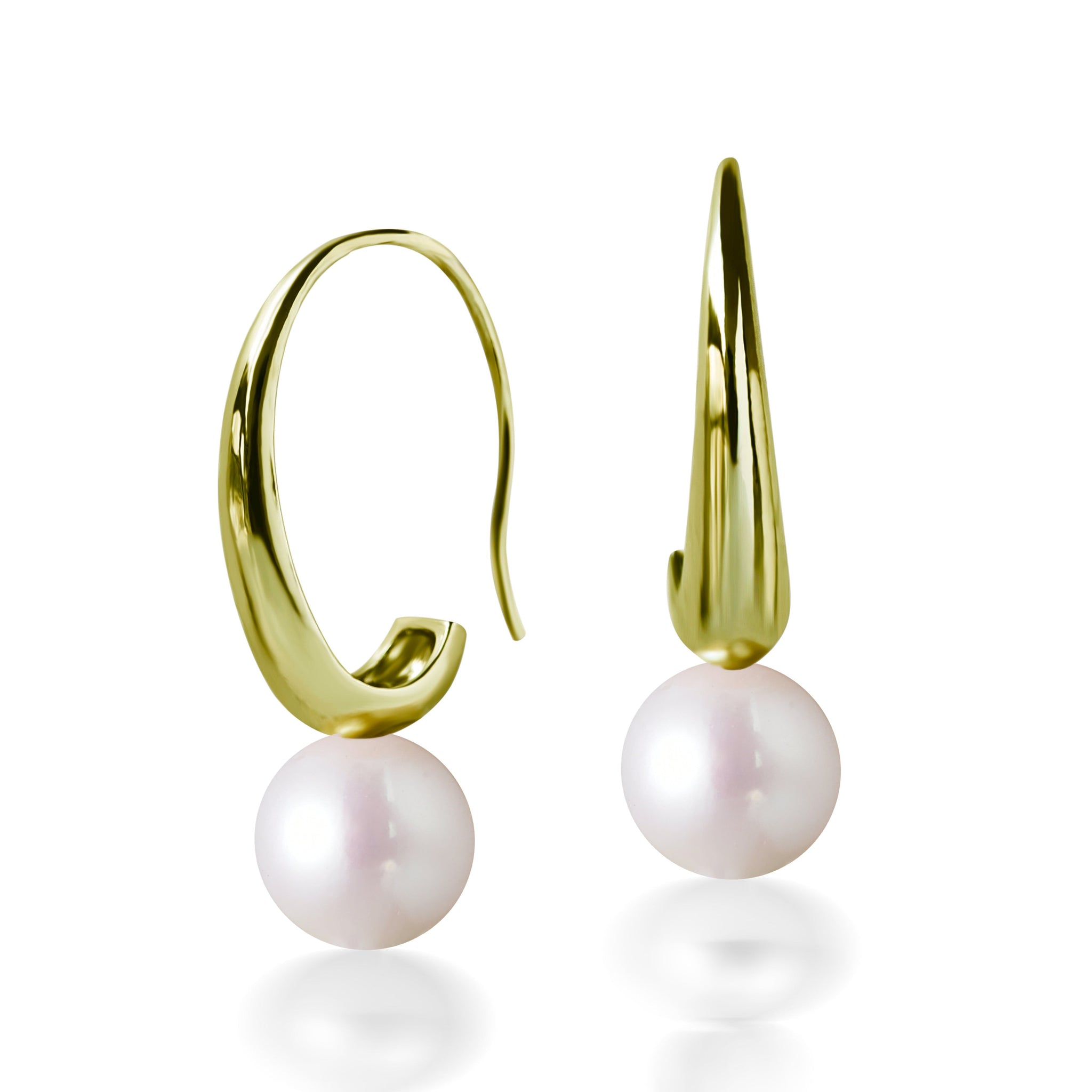 Boucles D'oreilles De Marque, Perle Culture Qualité Supérieure 5A