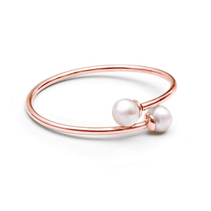 Bracelet  Perles de Cutures d'Eau Douce   Argent 925 Plaqué Or Rose