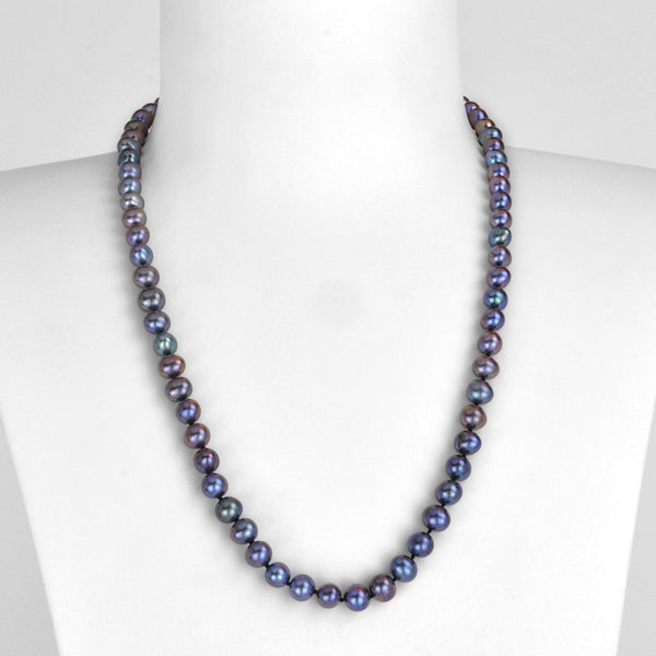 Collier 53cm Perles de Culture d'Eau Douce  Argent 925 Argent 925 