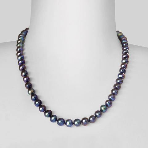 Collier 46cm Perles de Culture d'Eau Douce   Argent 925