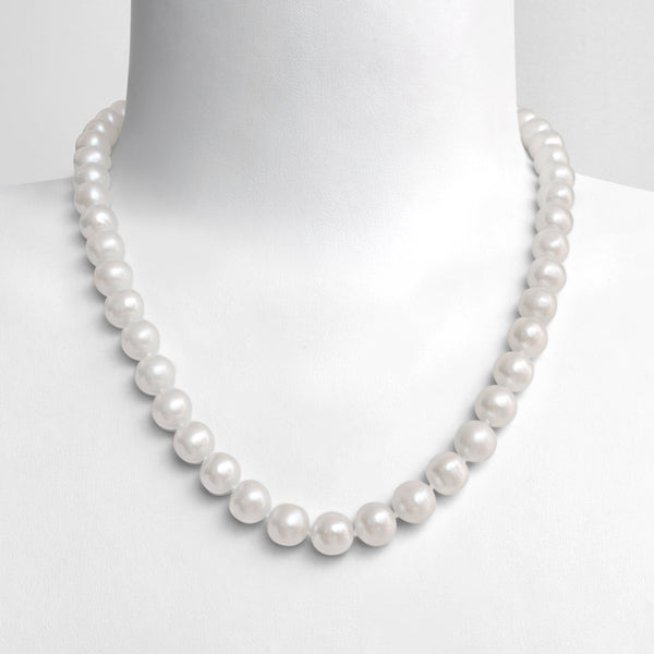 Collier 46cm Perles de Culture d'Eau Douce   Argent 925 