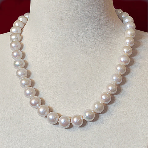 Collier 46cm Perles de Culture d'Eau Douce   Argent 925